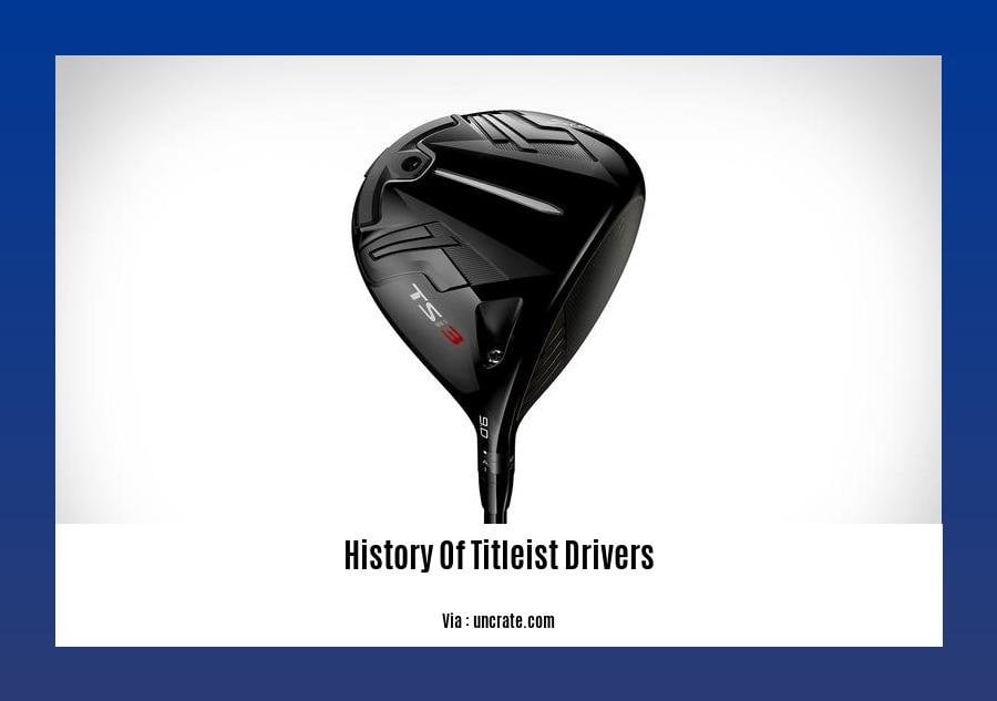 history of titleist drivers