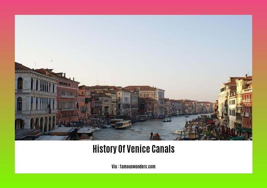 history of venice canals