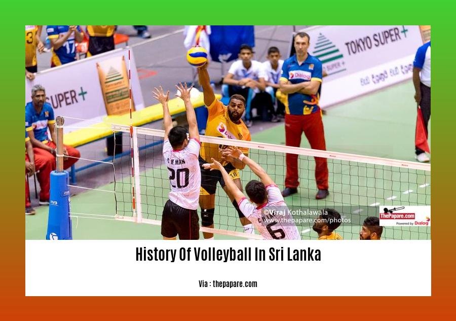 history of volleyball in sri lanka