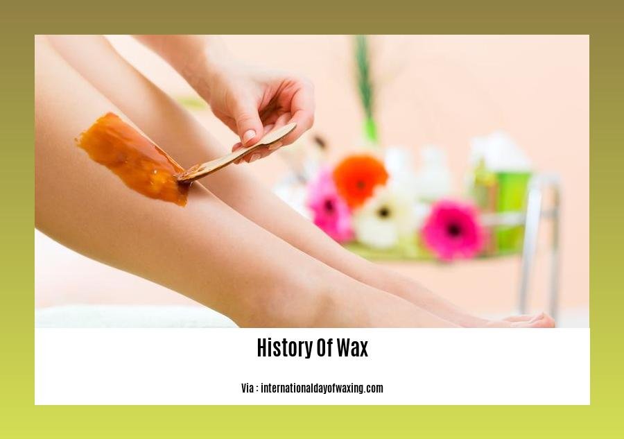 history of wax