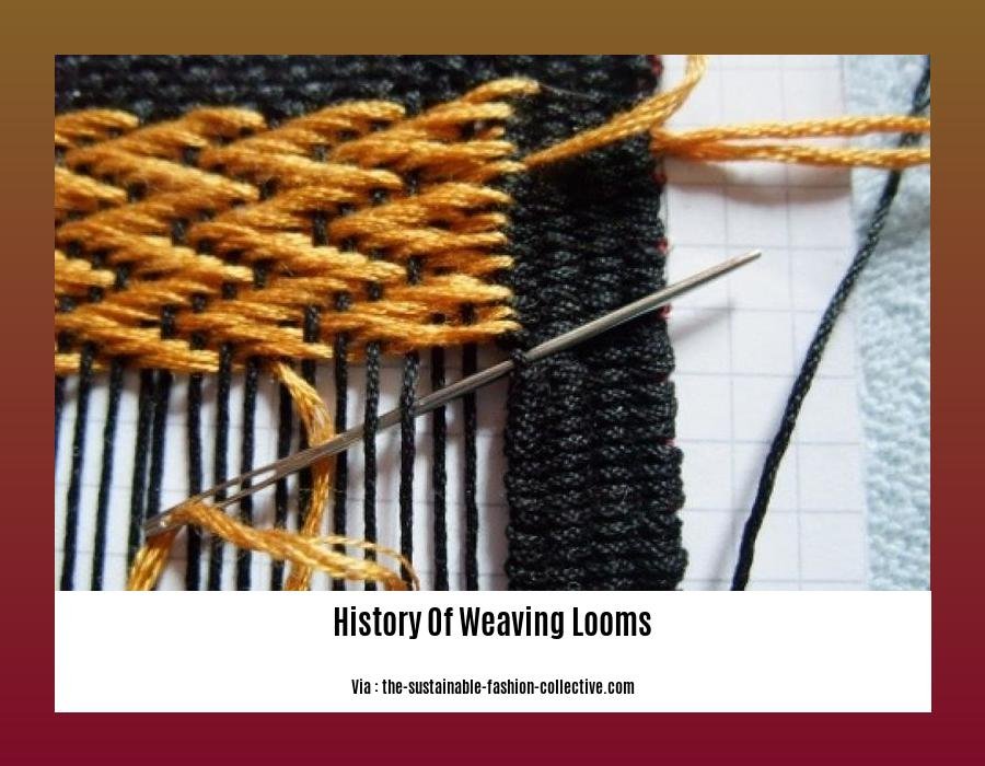 history of weaving looms