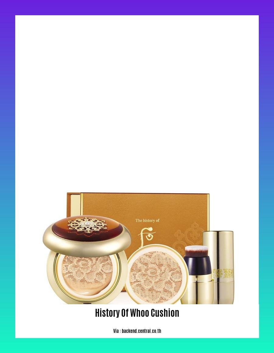 history of whoo cushion