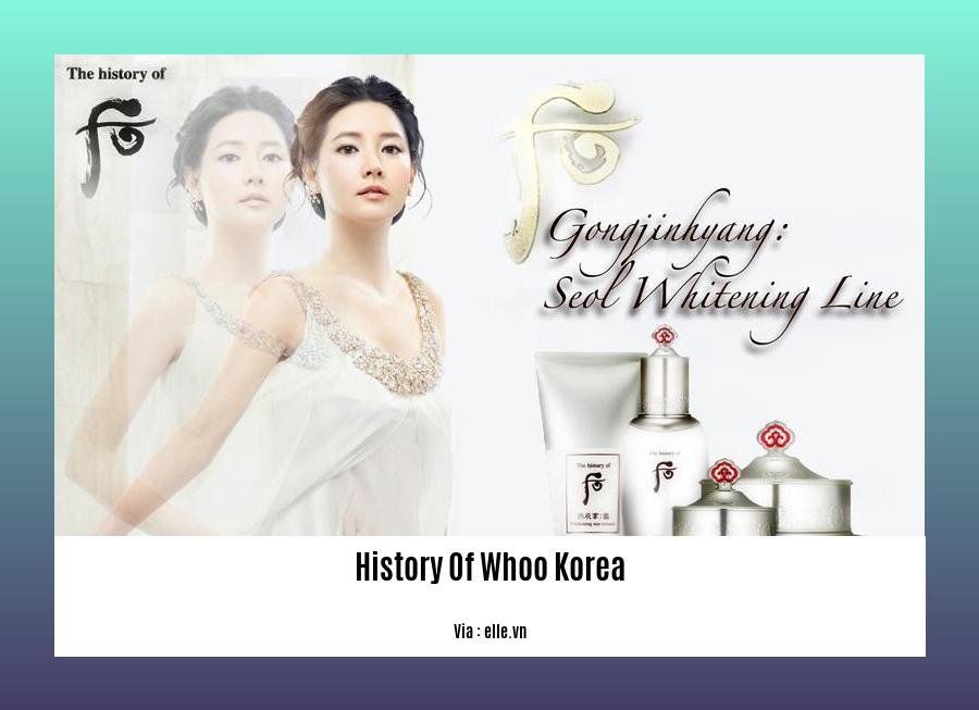 history of whoo korea