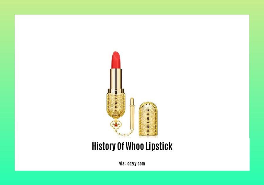 history of whoo lipstick