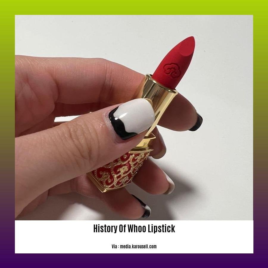 history of whoo lipstick 2