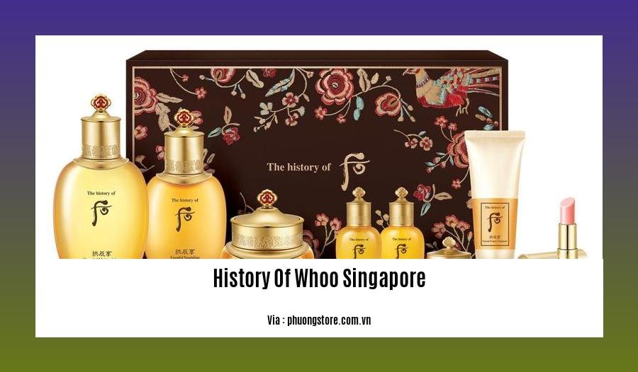 history of whoo singapore