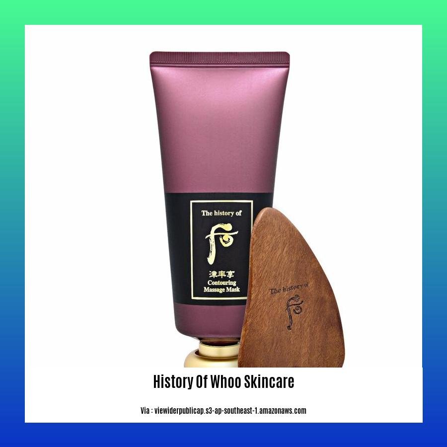 history of whoo skincare