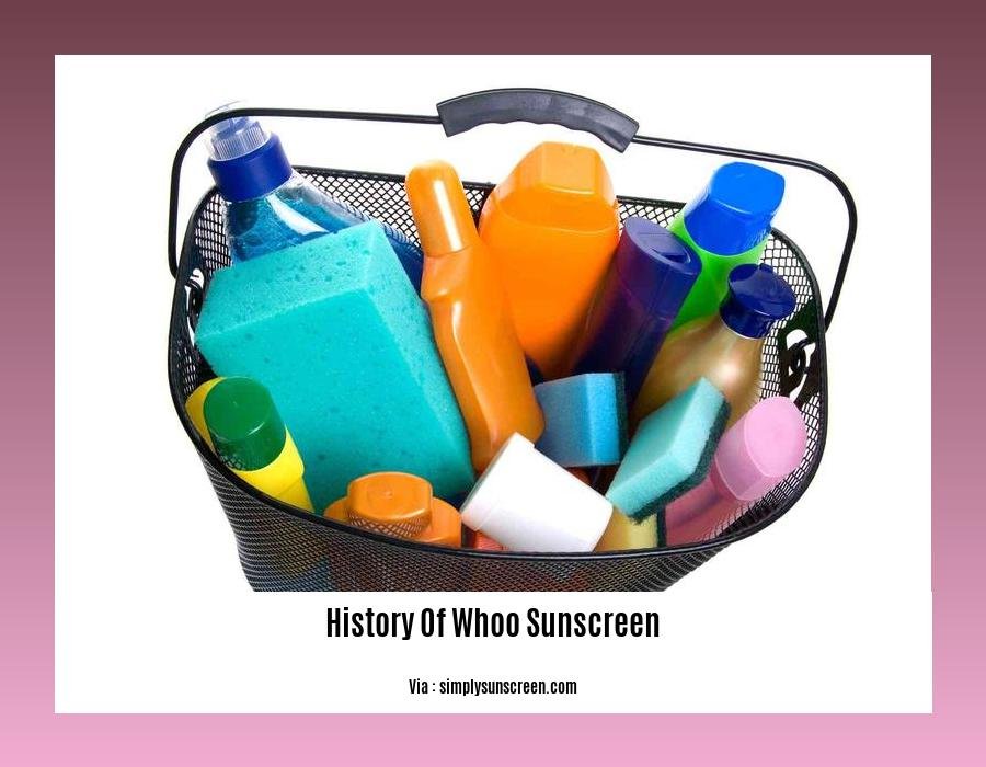 history of whoo sunscreen