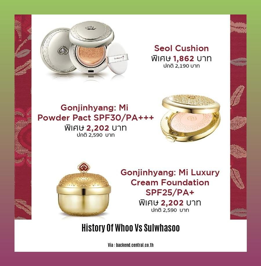 history of whoo vs sulwhasoo