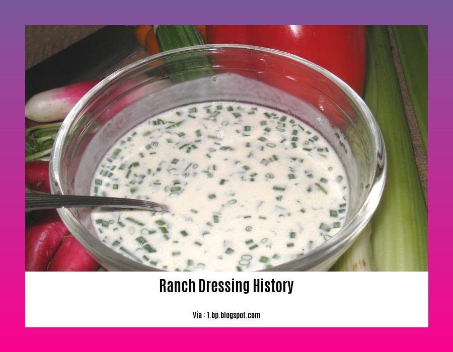 ranch dressing history