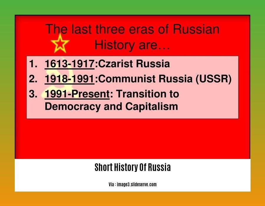 short history of russia