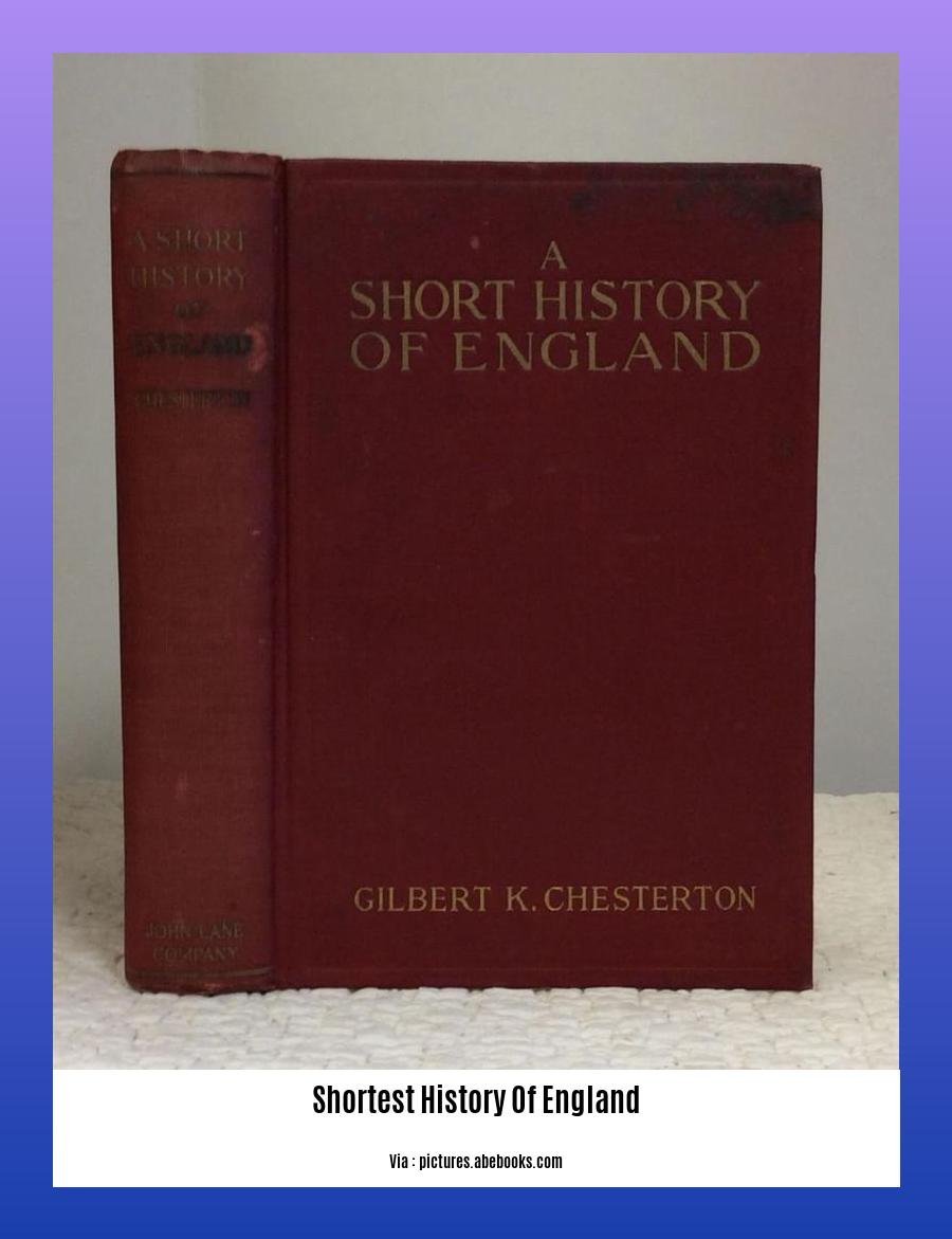 A Historian s Perspective The Shortest History Of England