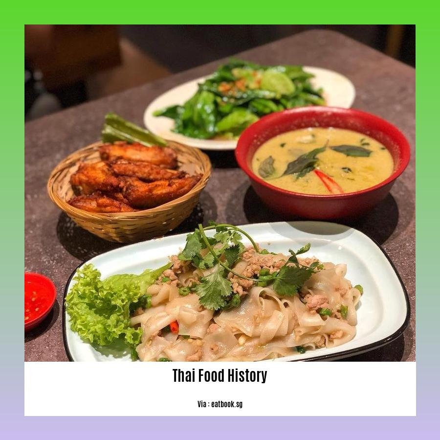 thai food history