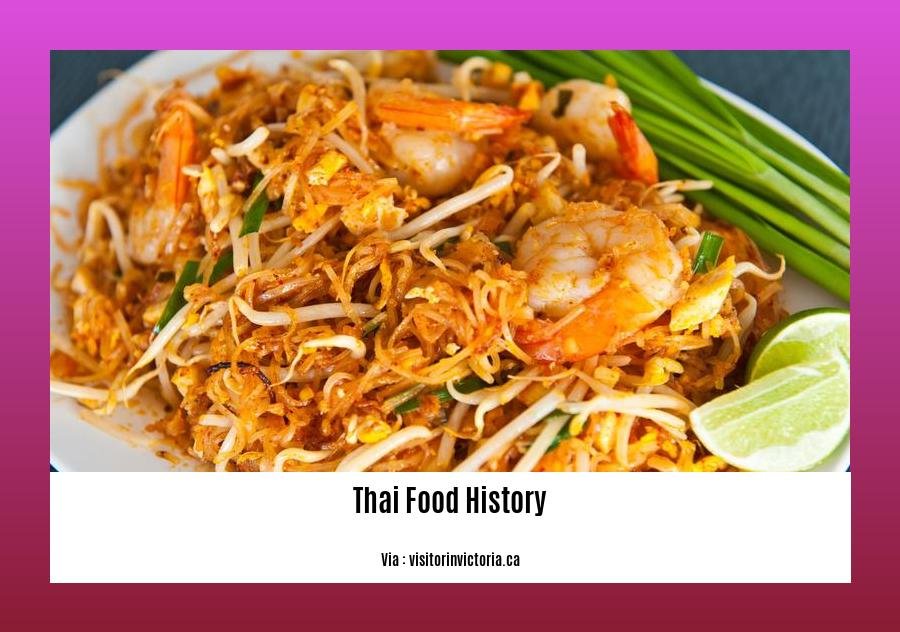 thai food history