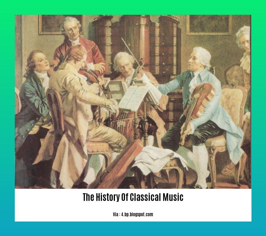 the history of classical music