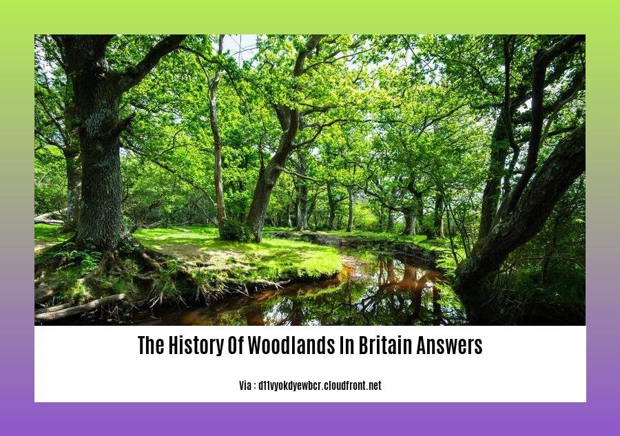 the history of woodlands in britain answers