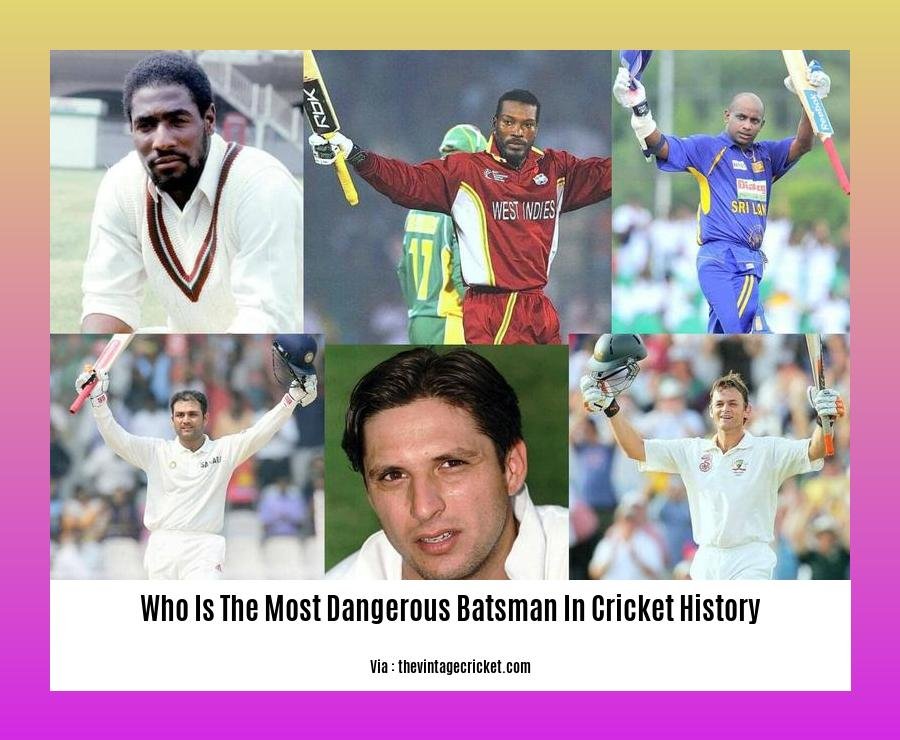 who is the most dangerous batsman in cricket history
