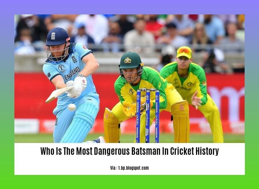 who is the most dangerous batsman in cricket history