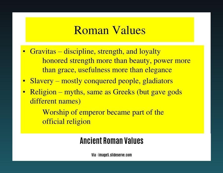 ancient roman values 2