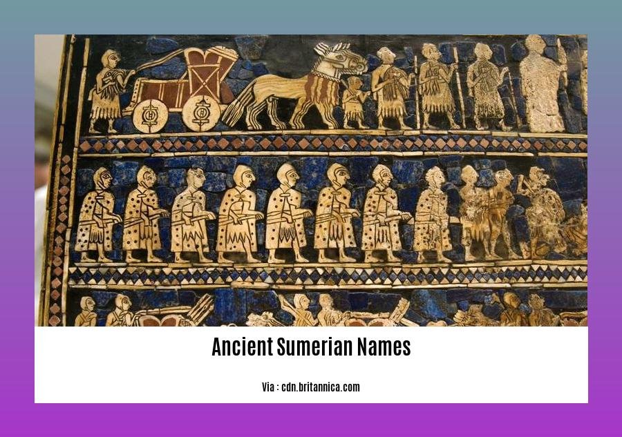 ancient sumerian names