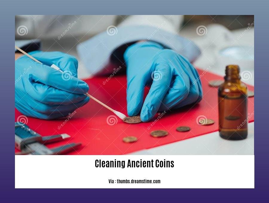 cleaning ancient coins