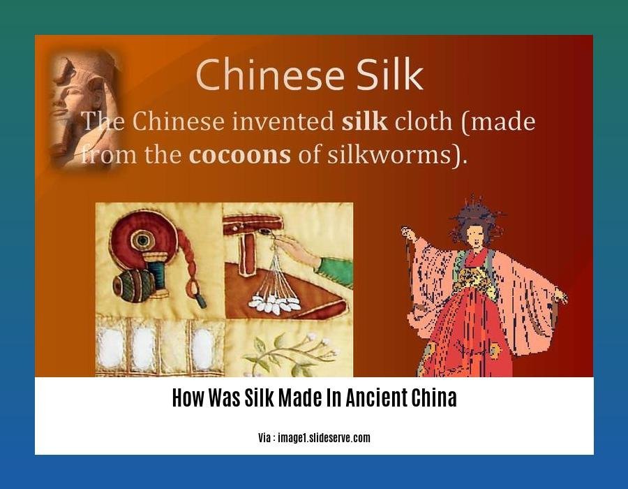 how was silk made in ancient china