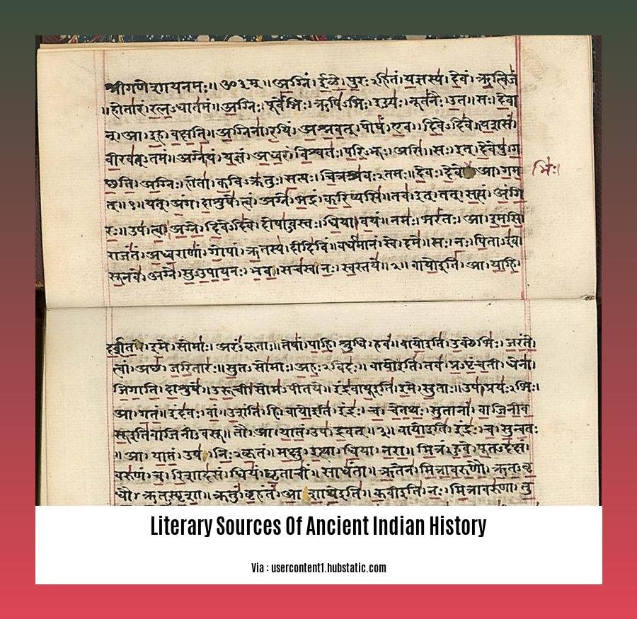 literary sources of ancient indian history