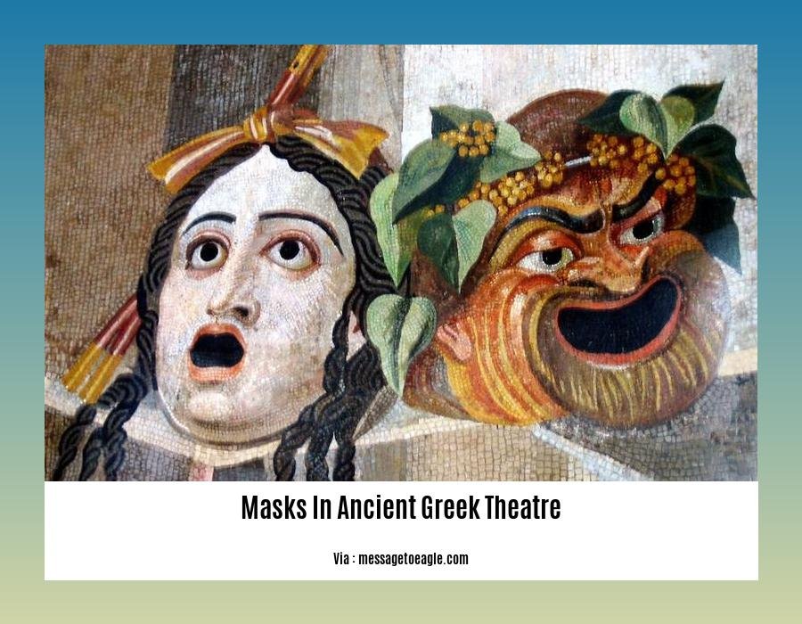 masks in ancient greek theatre