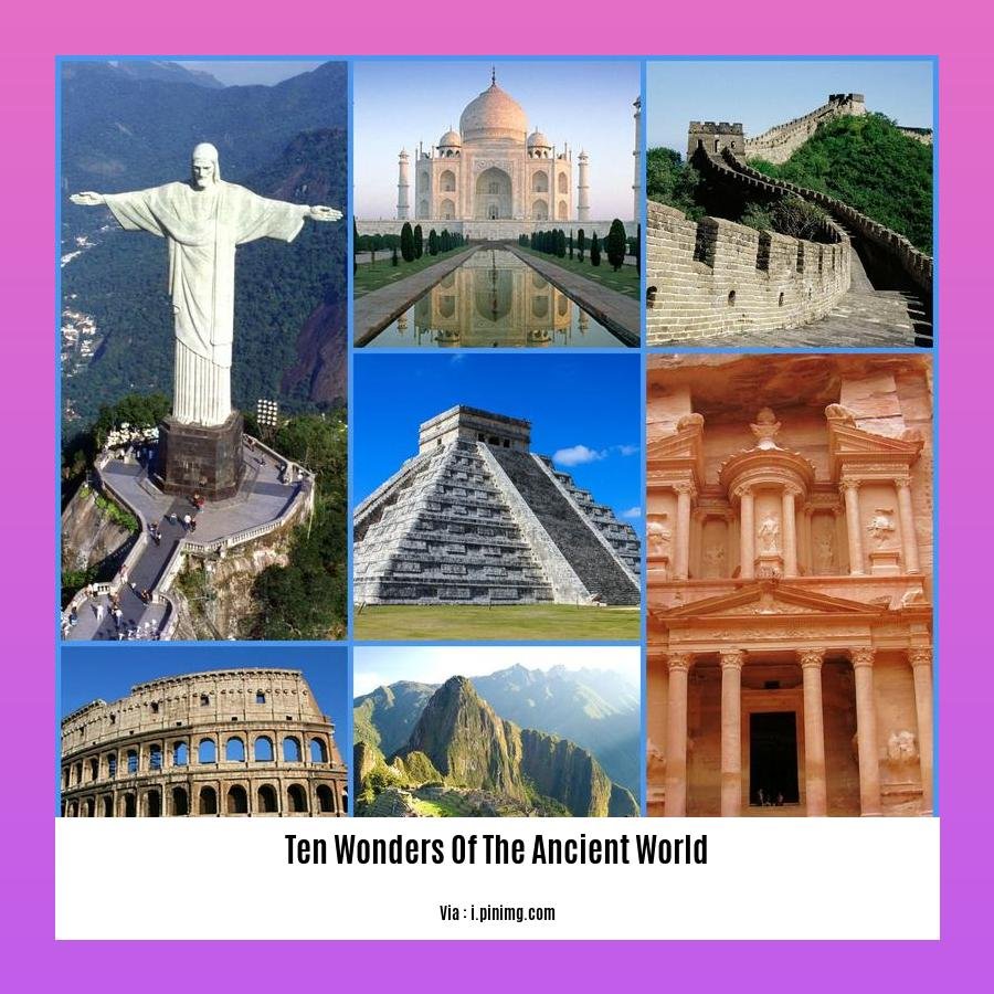 ten wonders of the ancient world
