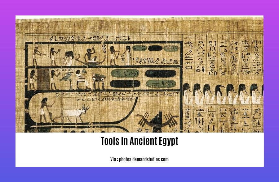 tools in ancient egypt