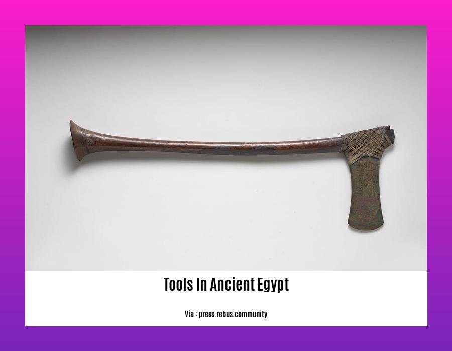 tools in ancient egypt
