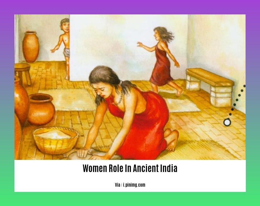 women role in ancient india