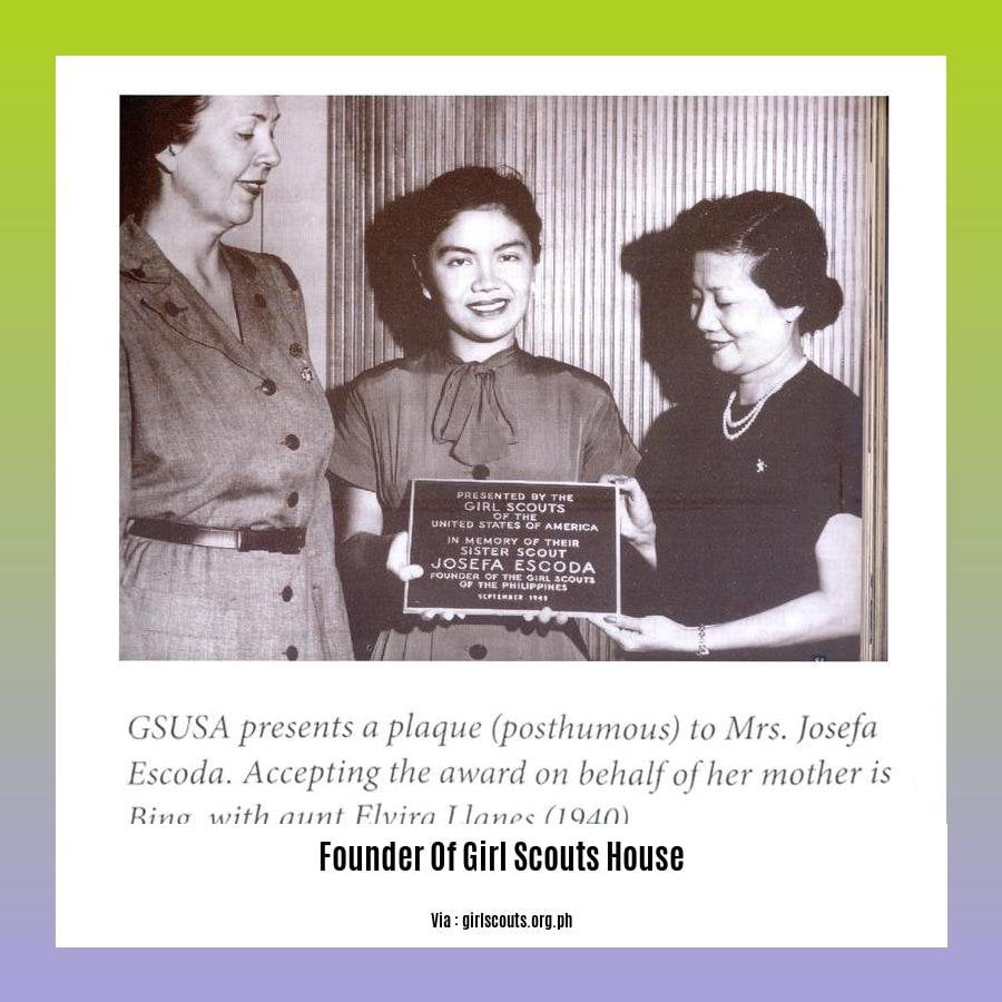 Founder Of Girl Scouts House