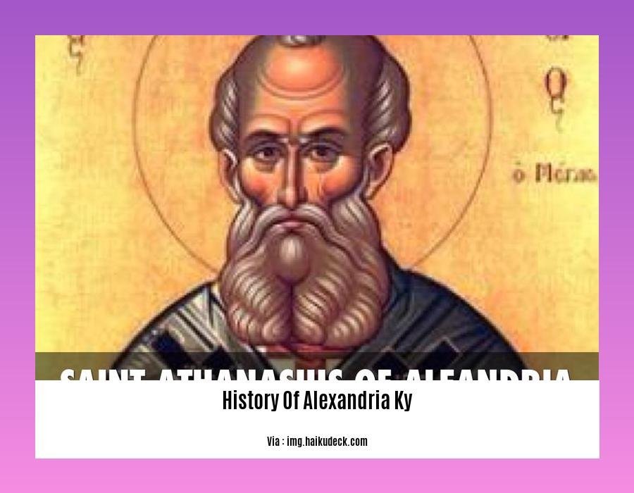 History Of Alexandria Ky