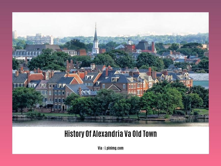 History Of Alexandria Va Old Town