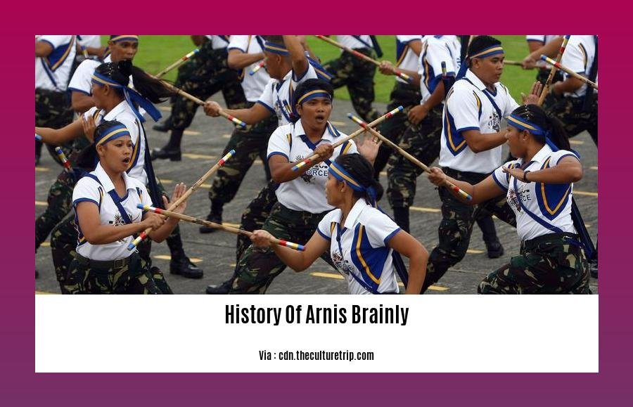 History Of Arnis Brainly