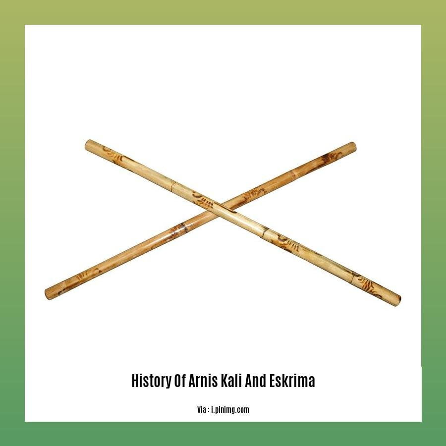History Of Arnis Kali And Eskrima