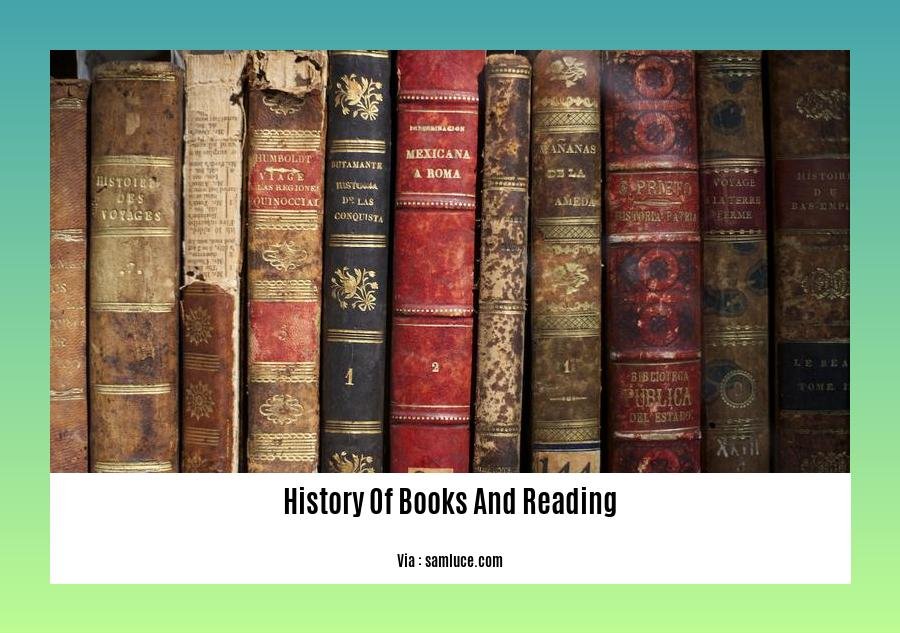 History Of Books And Reading 2