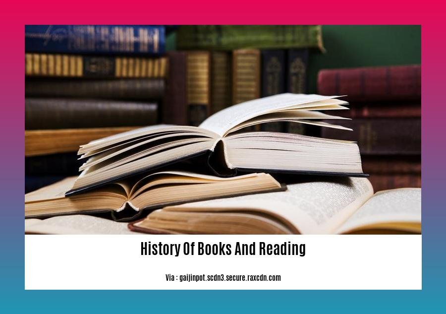 History Of Books And Reading