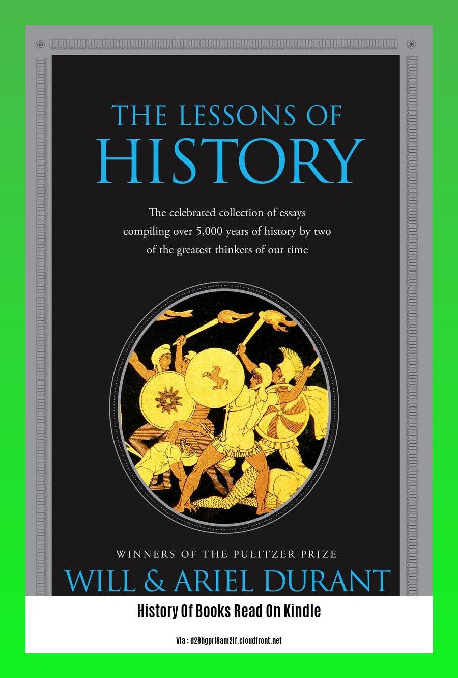 History Of Books Read On Kindle 2