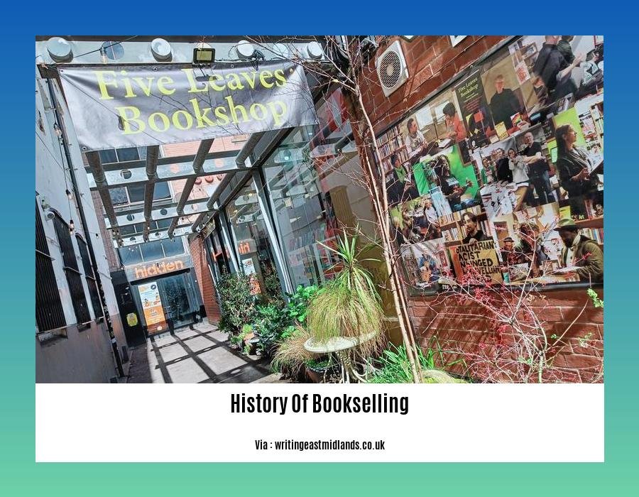 History Of Bookselling