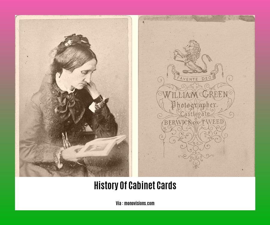 History Of Cabinet Cards