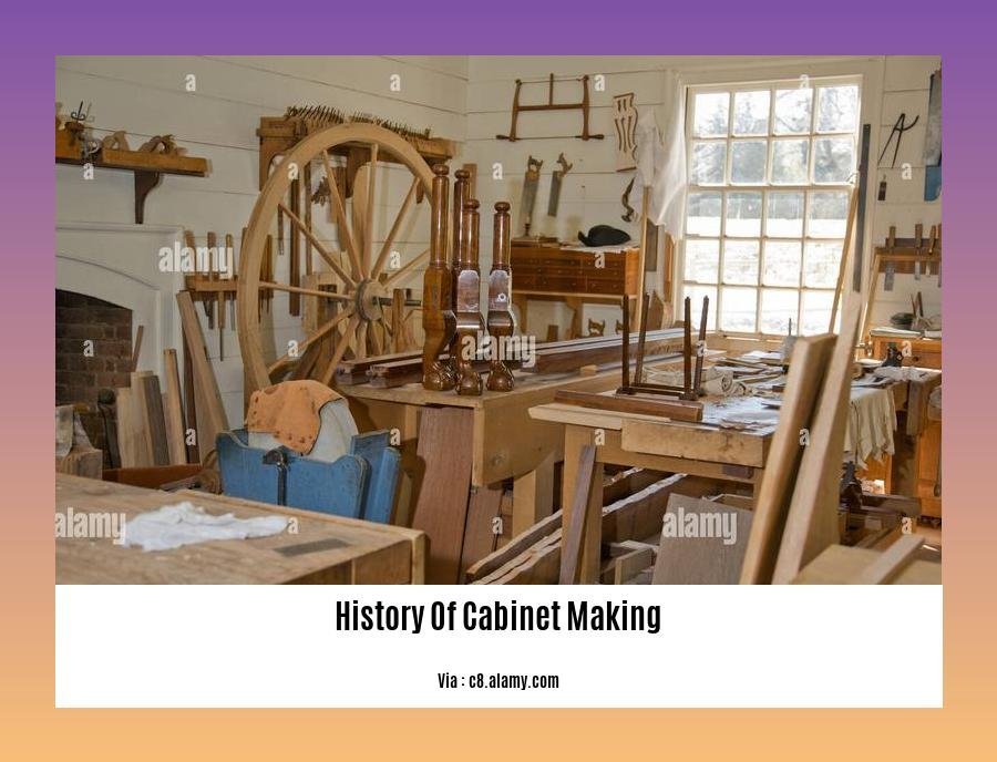 History Of Cabinet Making