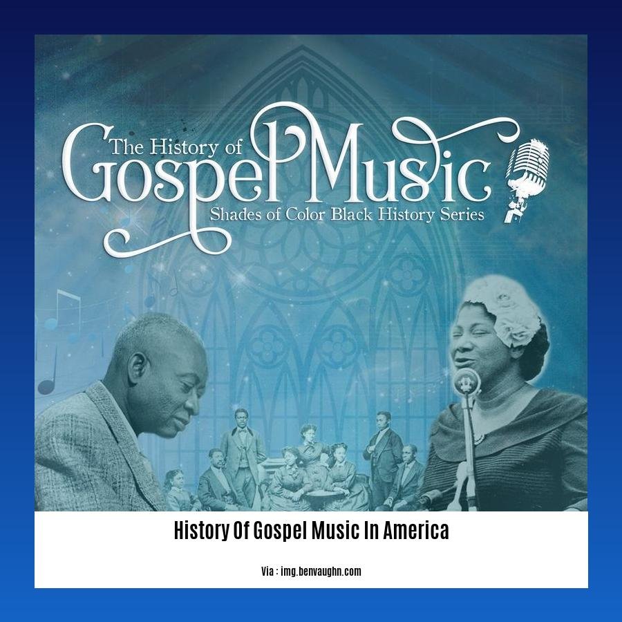 History Of Gospel Music In America