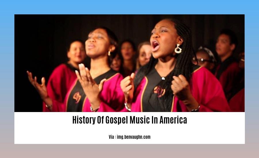 History Of Gospel Music In America