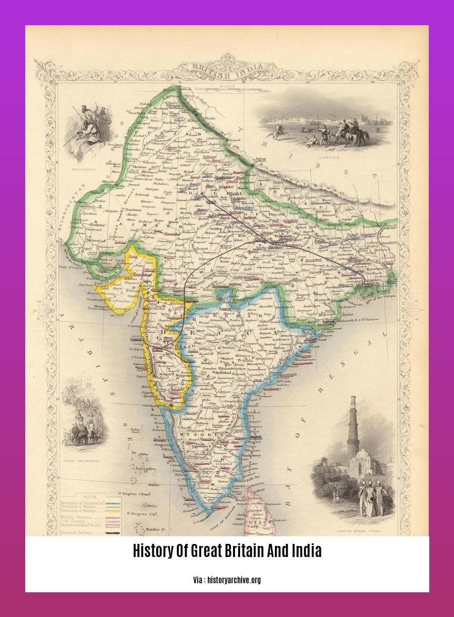 History Of Great Britain And India