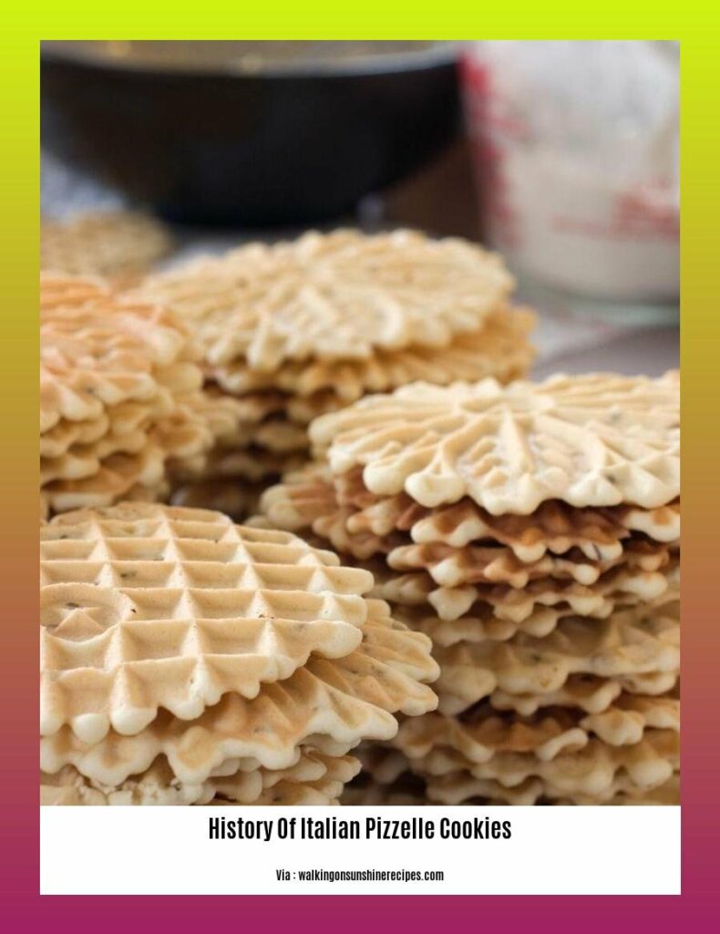A Journey Through Time The History of Italian Pizzelle Cookies