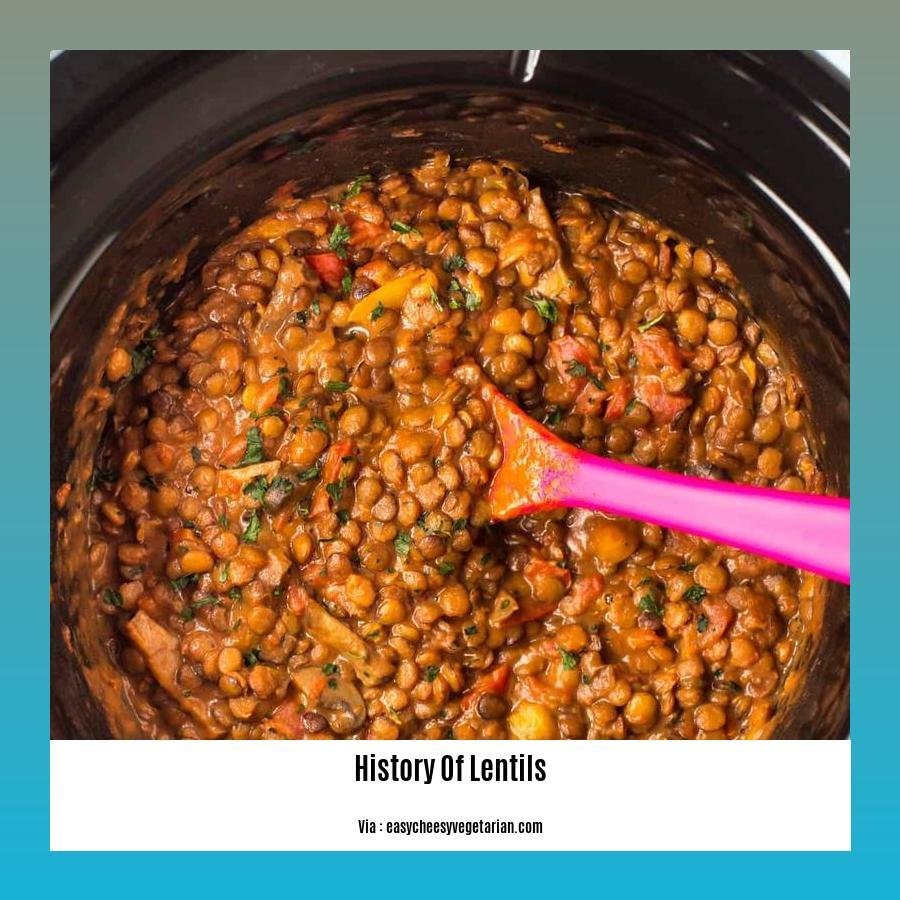 History Of Lentils