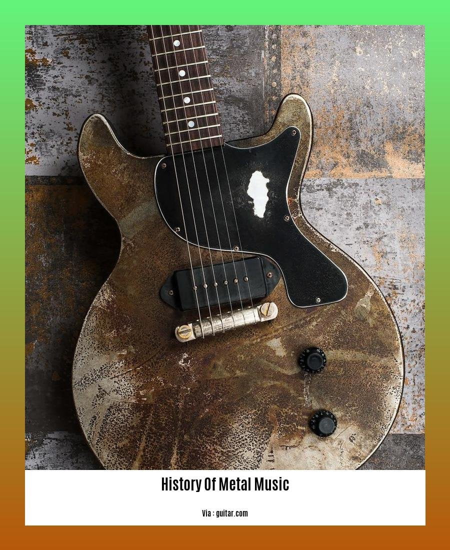 History Of Metal Music