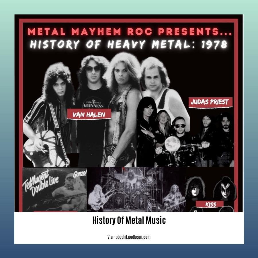 History Of Metal Music
